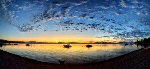 travel to Lake Tahoe in a motorhome