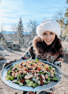 Greek antipasto salad